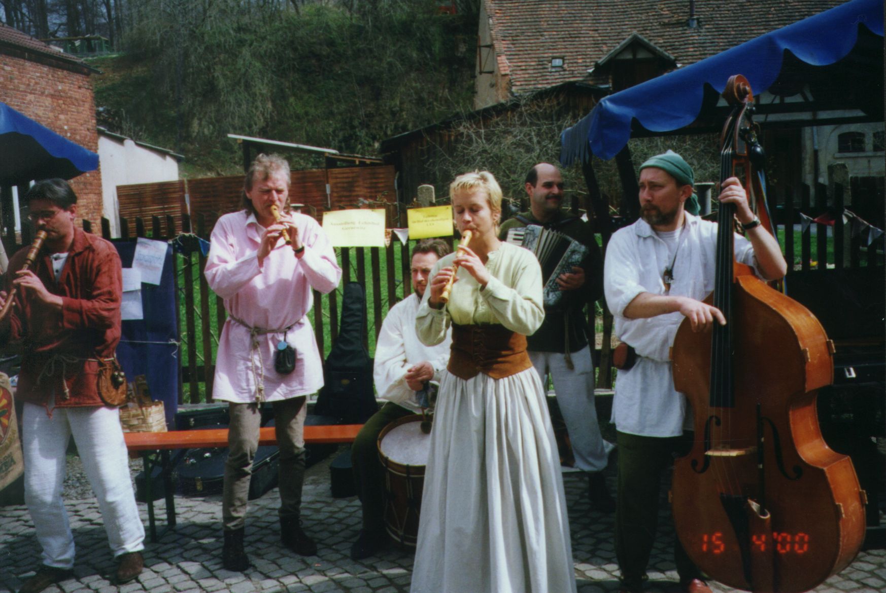 Die Gruppe Eulenspiegel aus Neustadt(Orla) begeisterte das Puplikum mit mittelalterlichen Weisen.